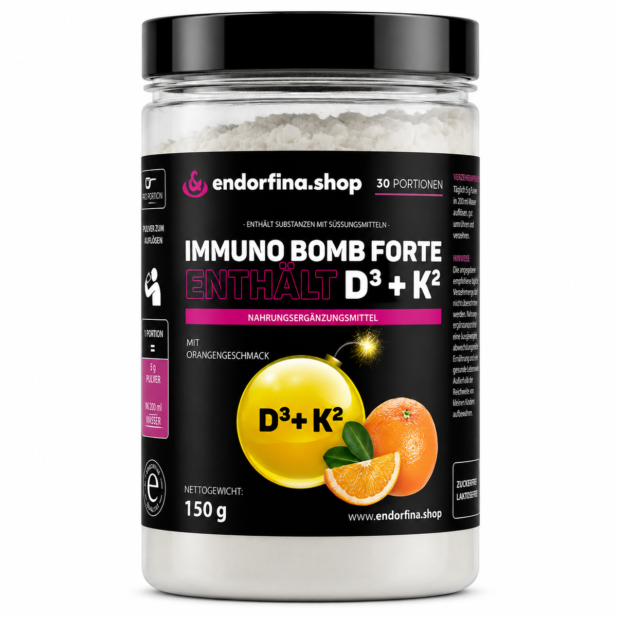 Immuno Bomb Forte D3 + K2 orange 150g