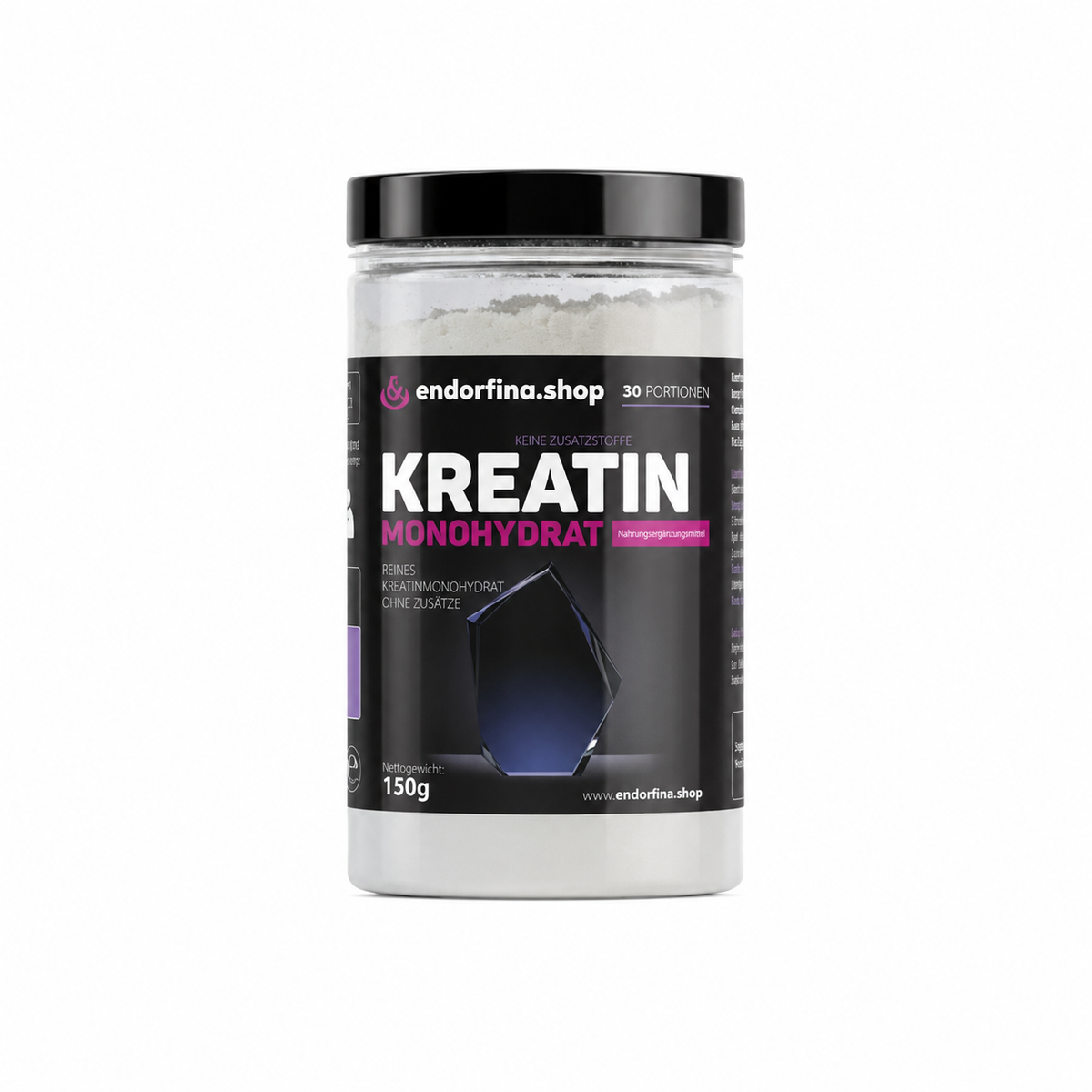 Creatine Monohydrate PURE (150g) – Geschmacksneutrales Kreatin-Pulver