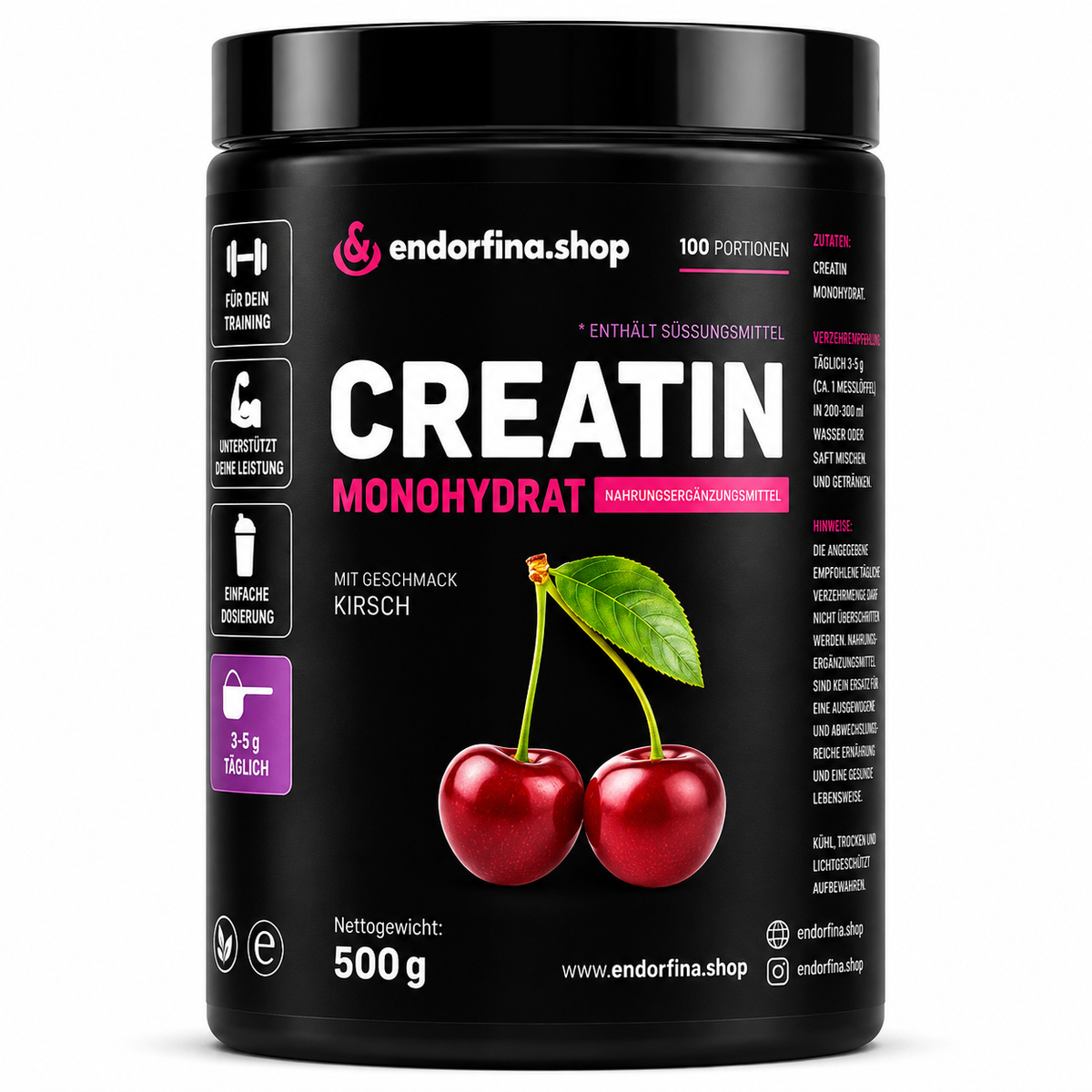 Kreatinmonohydrat Kirsche 500 g