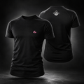 Schwarzes Herren-T-Shirt, Größe S-XXL