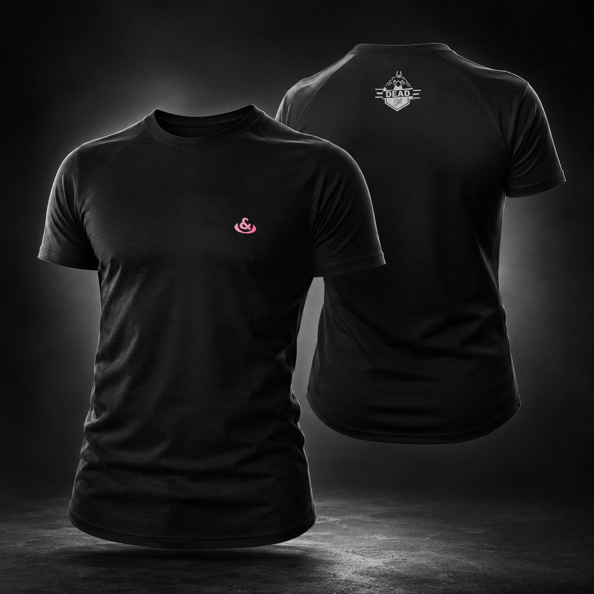 Schwarzes Herren-T-Shirt, Größe S-XXL