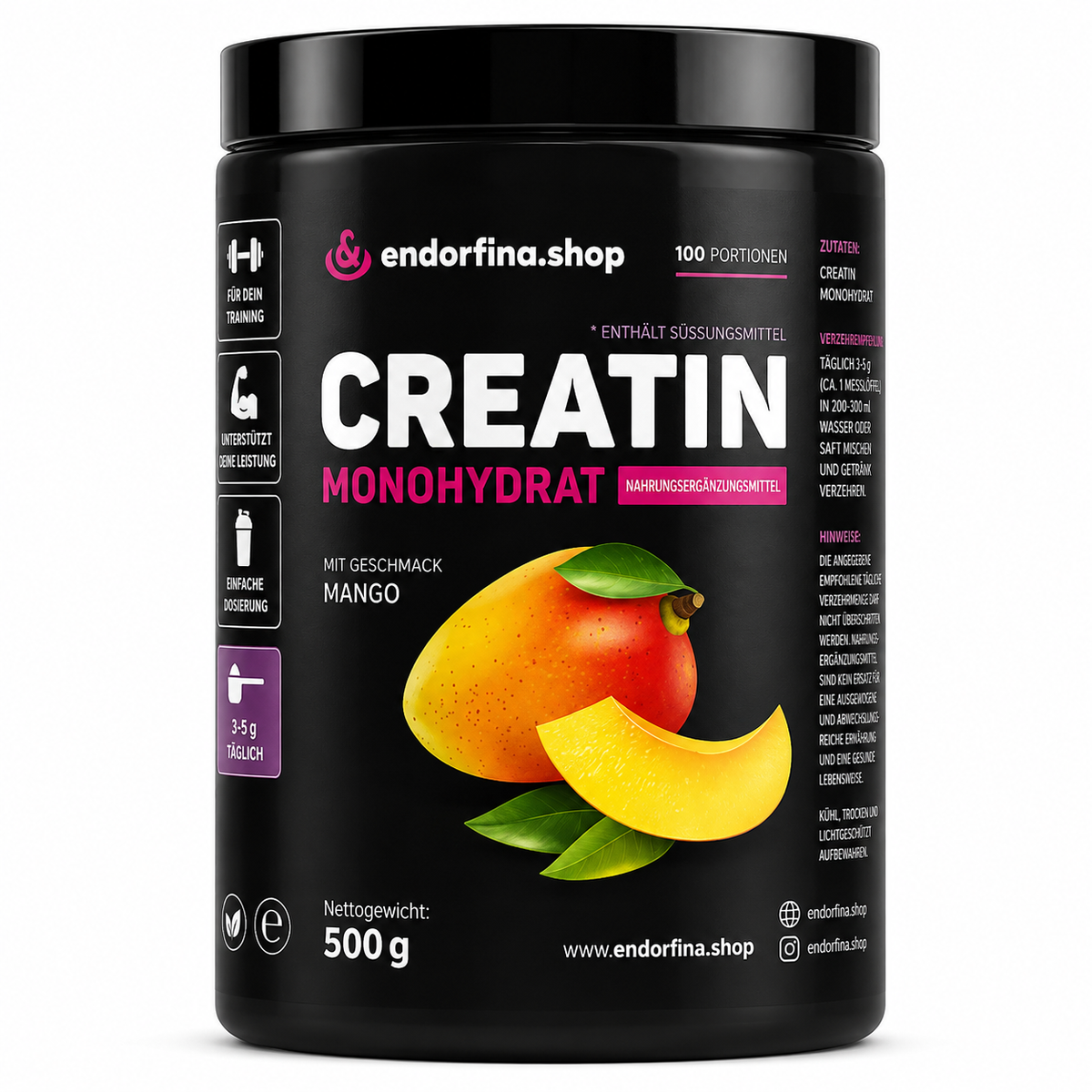 Kreatinmonohydrat Mango 500g