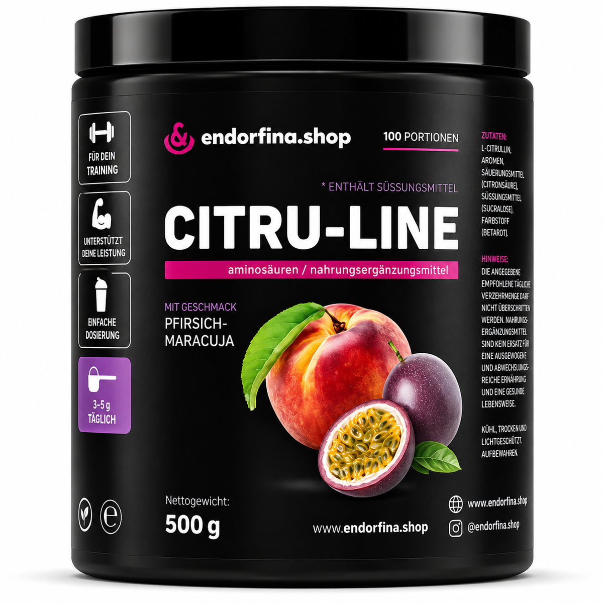 Citru-Line Pfirsich – Passionsfrucht 500g